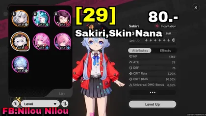 Sakiri,Skin Nana