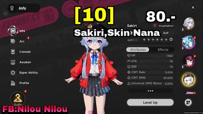 Sakiri,Skin Nana