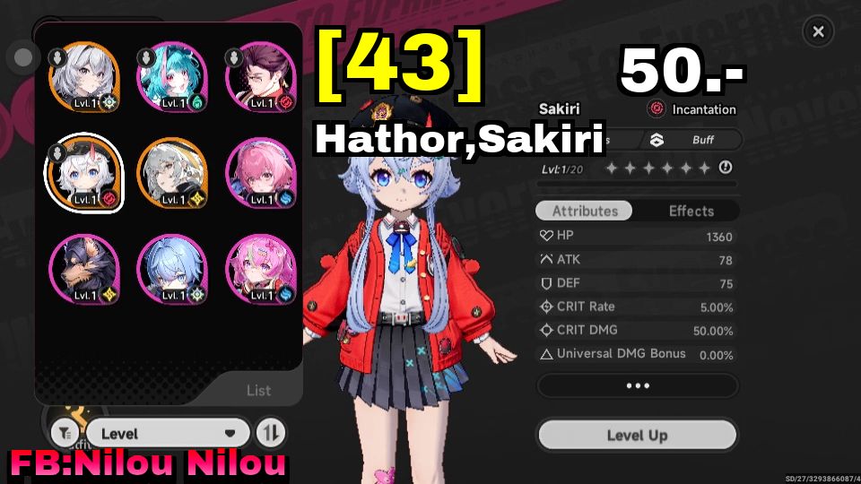 Hathor,Sakiri