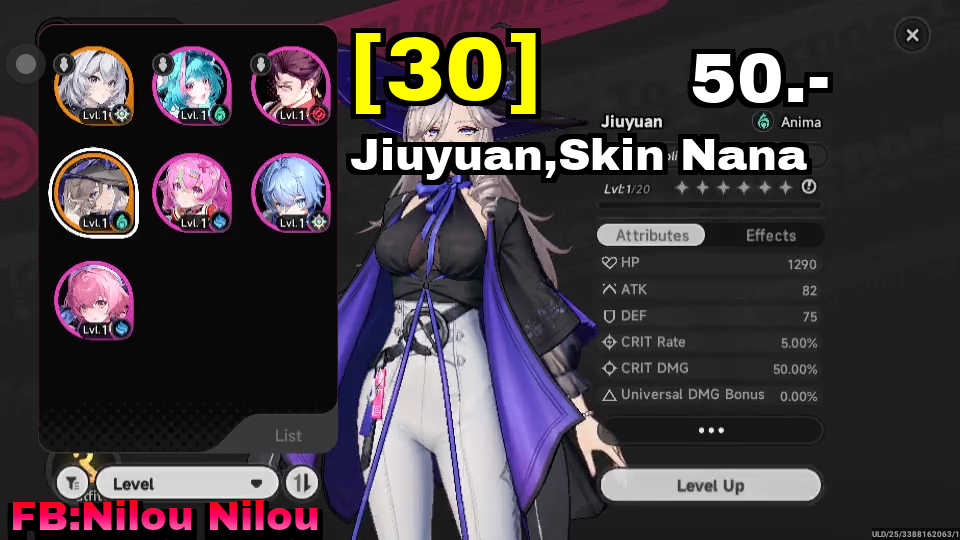 Jiuyuan,Skin Nana