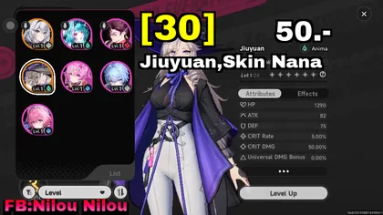 Jiuyuan,Skin Nana